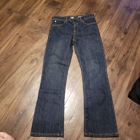 Childs Place NWT Bootcut Semi-Evasee Dark Blue Jeans BOYS SZ 12 - Picture 2 of 8